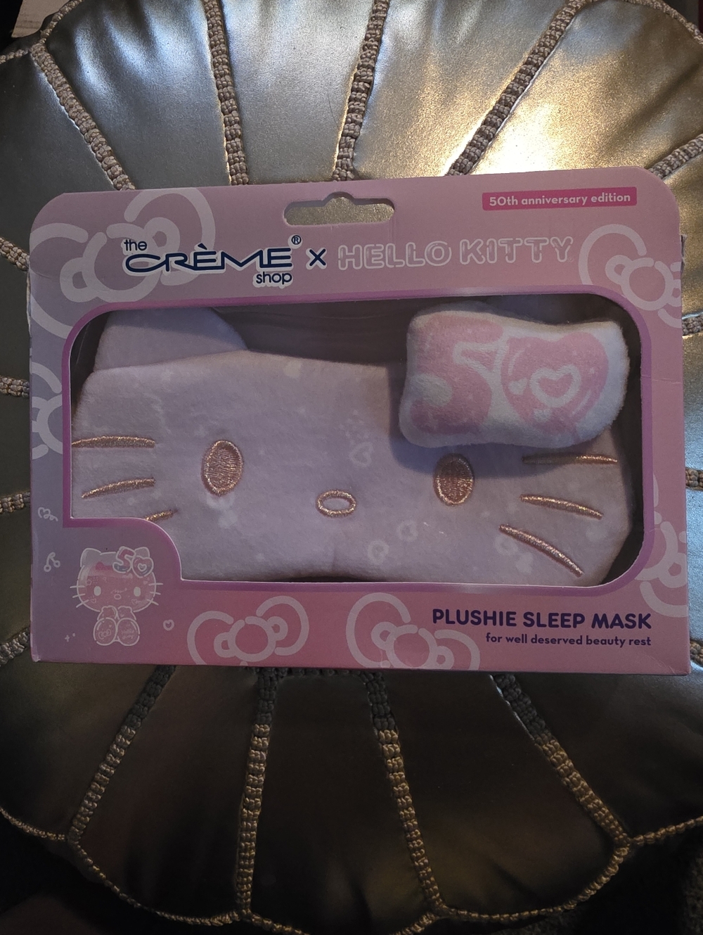 The Crème Shop x Hello Kitty Plushie Pink Sleep Mask